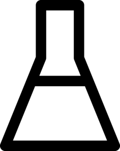 Erlenmeyer Flask Contour Svg Vector, Free Vectors File